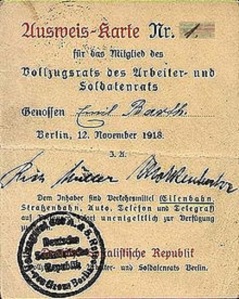 Deutsche Sozialistische Republik 1918